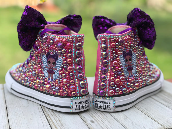 LOL Surprise Doll Purple Queen Converse Sneakers LOL Doll Shoes Little Ladybug Tutus