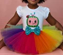 Cocomelon Rainbow Birthday Tutu Outfit