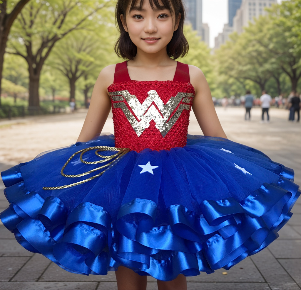 Wonder Woman Tutu, Wonder Woman Halloween Costume