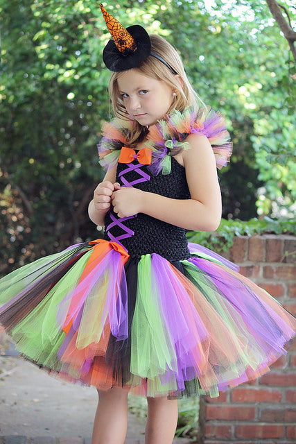 Witch Tutu Costume, Girls Witch Tutu, Witch Halloween Costume | Little ...