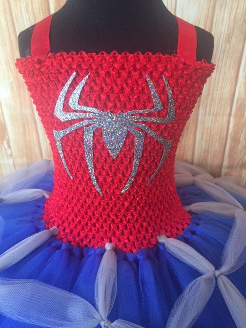 Spiderman Tutu, Spiderman Dress Costume, Girls Spiderman Party Dress