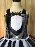 Jack Skellington Tutu, Jack Skellington Girls Tutu Dress, Jack Skellington Tutu Costume - Little Ladybug Tutus