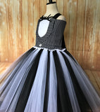 Jack Skellington Tutu, Jack Skellington Girls Tutu Dress, Jack Skellington Tutu Costume - Little Ladybug Tutus