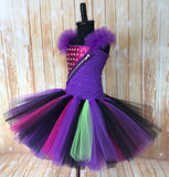 Mal Tutu, Mal Tutu Dress, Descendants Tutu, Descendants Costume - Little Ladybug Tutus