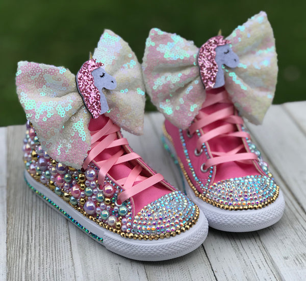 Unicorn Converse Shoes, Little Kids Shoe Size 11-3 | Little Ladybug Tutus