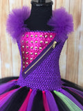 Mal Tutu, Mal Tutu Dress, Descendants Tutu, Descendants Costume - Little Ladybug Tutus