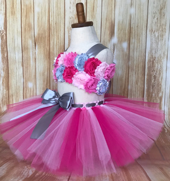 Pink Smash Cake Tutu Set, First Birthday Tutu | Little Ladybug Tutus