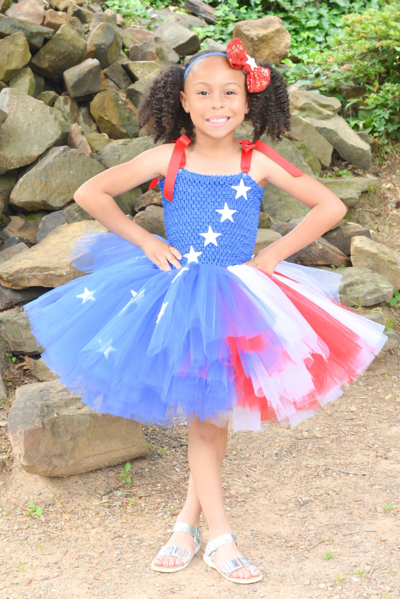 Stars Stripes Tutu Dress American Flag Tutu Girls Patriotic